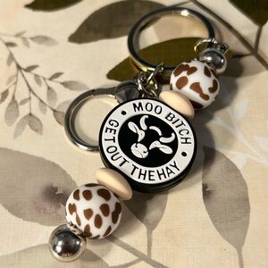 Cow 🐮 Keychain